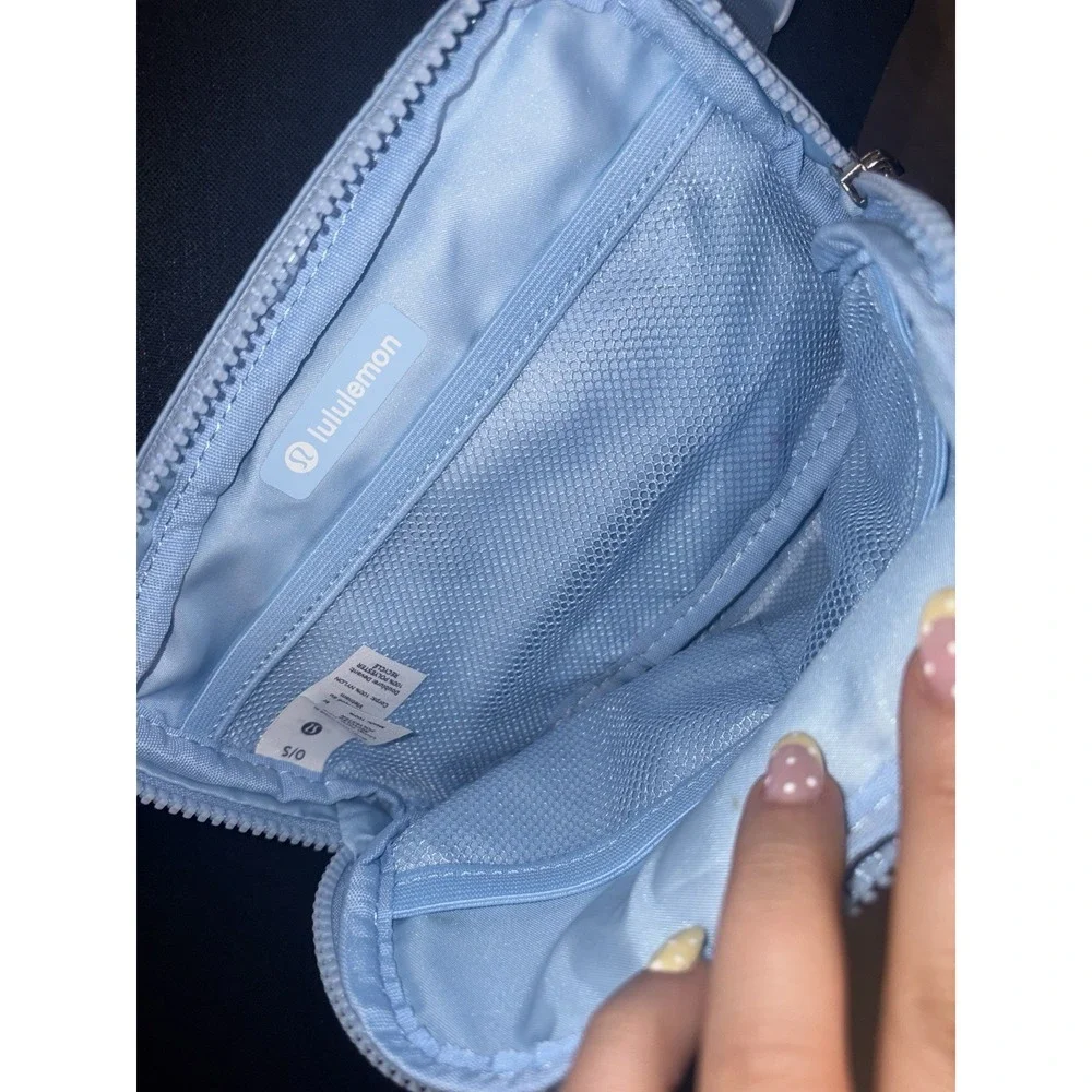 Lululemon Everywhere Belt Bag 1L Light Blue Pastel Fanny Pack Waist Bag OS